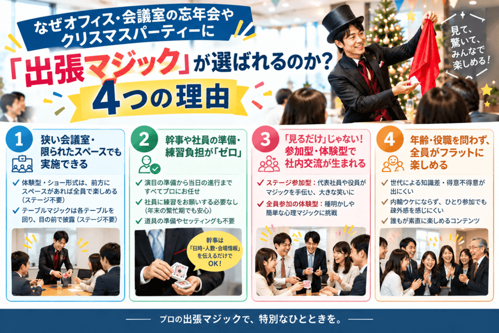 出張マジック　余興